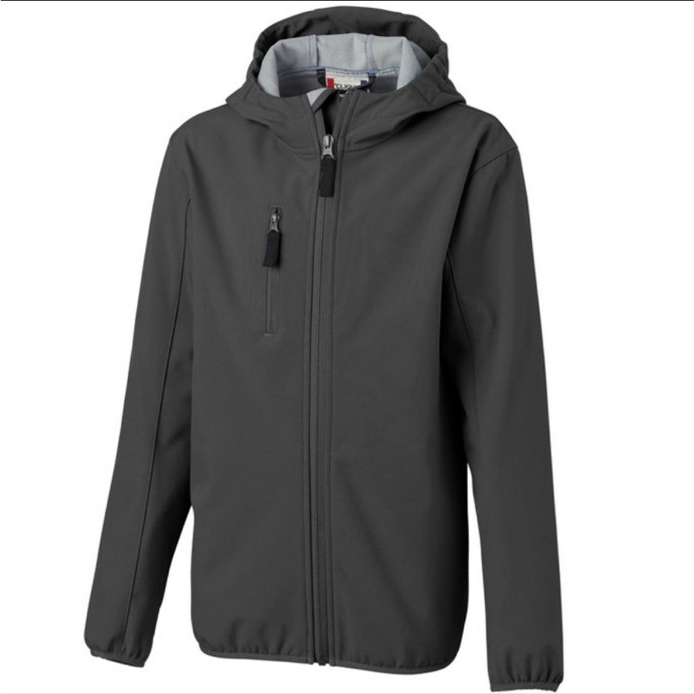 Clique trail youth jacket in pure slate